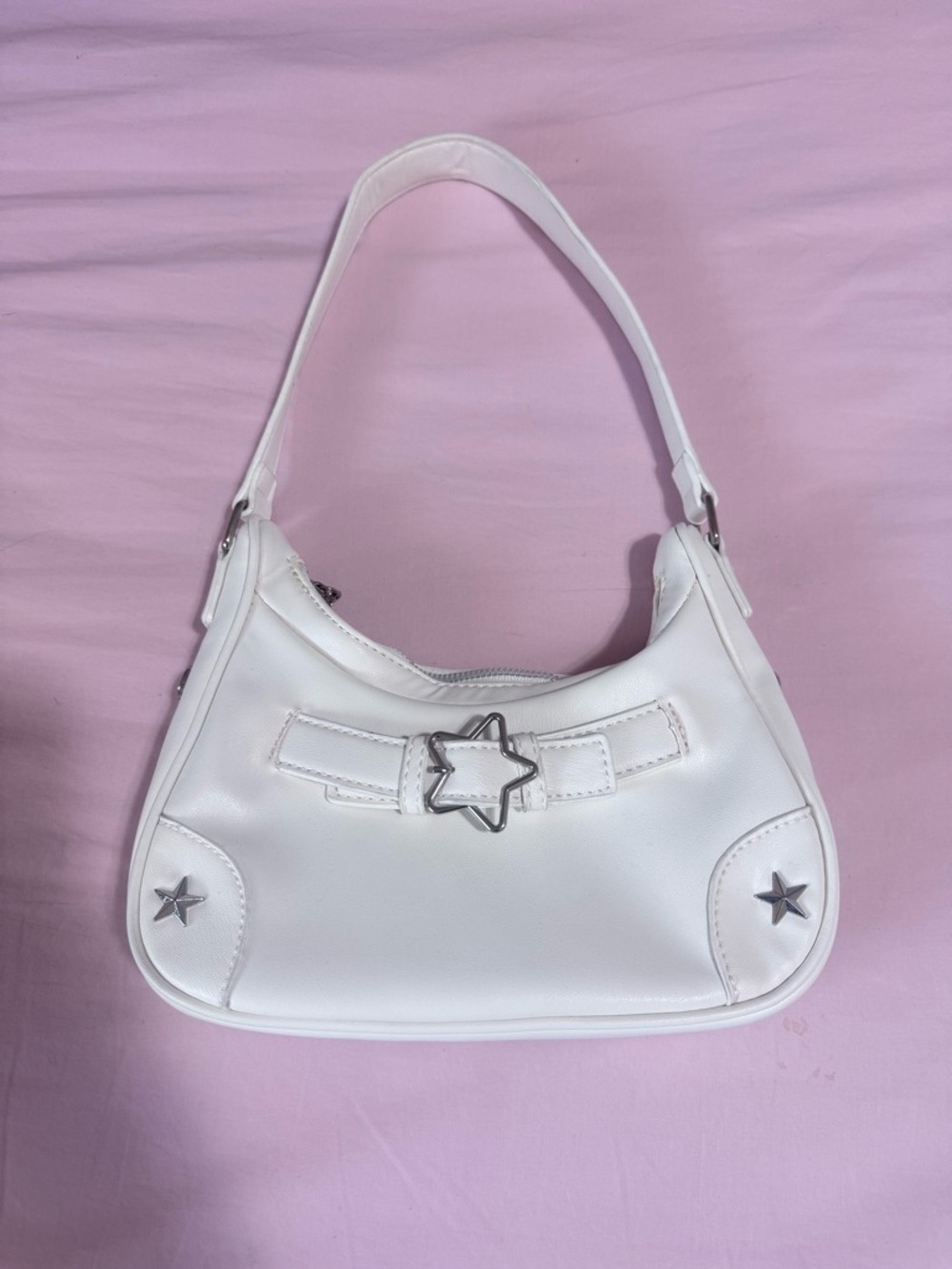 White Star Accent Shoulder Bag